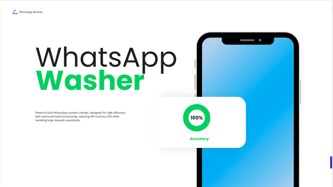 WhatsApp Number Washer
